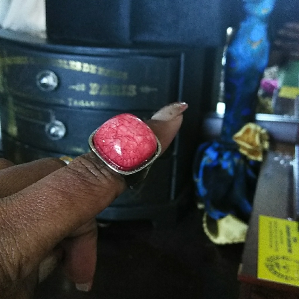 Orange Stone Ring